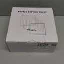 Tidyboss 8 Puzzle Sorting Trays with Lid 10" x 10" - Portable Jigsaw Puzzle Accessories White Background Makes Pieces Stand Out Sort Patterns, Shapes and Colors | for Puzzles Up to 1500-2000 Pieces