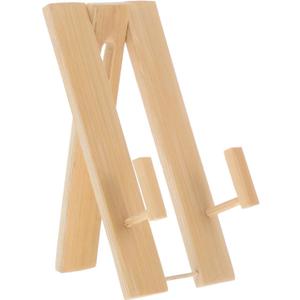 Bamboo Japanese Folding Fan Holder Stand - Tripod Display Base, Wall Mount, Handheld Fan Storage for Home & Office Decor (5.51 x 2.95 x 1.57 Inches) (Assorted Color)