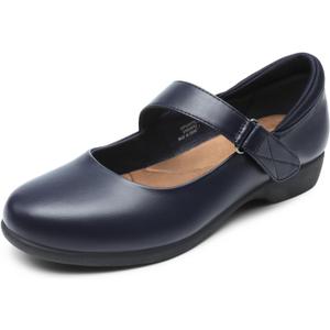 DREAM PAIRS Womens Ballet Mary Jane Flats, Comfortable Business Office Dress Shoes for Women Dressy and Work with Ankle Strap 9.5