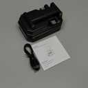 Gifts for Men Women, Cell Phone Stand with Wireless Bluetooth Speaker, Colorful LED Lights, Anti-Slip Base HD Surround Sound, Rechargeable (3000mAh), for Teens, Men, Women for Christmas (Black)