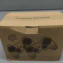 OKHAHA Controller 2 Pack for PS3 Wireless Controller for Sony Playstation 3, Double Shock 3, Bluetooth, Rechargeable, Motion Sensor, Remote for PS3 (No Stripes(Black + Black))