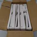 4 Tier Plastic Storage Bins with Lid 23QT, Stackable Storage Containers with Wheels, Folding Storage Boxes, Collapsible Storage Bins, Closet Organizers and Storage for Living Room, Office, Dorm