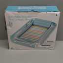 Jasonwell 4 in 1 Inflatable Tanning Pool Lounger Float - Sunbathing Lounge Floatie Raft Toys, Water Filled Tanning Bed Mat Pad Blow Up Kiddie Pool with Ball Pit for Adult, Kids (L)