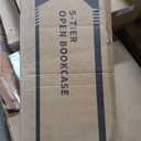 Casaottima 5-Tier Open Bookshelf and Bookcase, Floor Standing Display Storage Shelves for Living Room, Tall Book Shelf for Bedroom, Home Office, Dining Room, Black