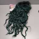 HMHIFI Long Green Wig for Women 26Inch Wavy Curly Ombre Green Hair Wigs Synthetic Hair Replacement Wig Heat Resistant Hair Wig for Daily Party Use(26'' Green)