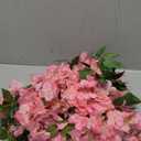 CISDUEO 2 Pcs Wisteria Hanging Flowers Wisteria Flowers Vine Garland Wedding Arch Decoration Pink Artificial Wisteria Vines Hanging Flower Vines Silk for Party Garden Home Table Backdrop 6 Feet