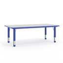 Flash Furniture Emmy
Height Adjustable Rectangular Plastic Activity Table - Blue&Grey