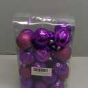 30PCS 2.36" Christmas Ball Ornaments Shatterproof Purple Christmas Tree Decorations Xmas Tree Balls Halloween Ornaments Dcor