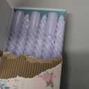 6 Pack 10 Inch Baby-Blue Spiral Taper Candles for Hanukkah and Winter Home Decoration, Unscented Dripless Twisted Candlesticks for Dinner Beach-Themed Decor Relaxation and Meditation