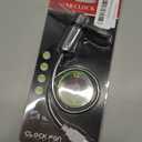 ONXE LED USB Clock Fan with Real Time Display Function,Stocking Stuffers for Men Christmas Gadgets,Father's Day Gifts