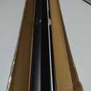 UNISHADES No Drill Blinds for Windows 1" Vinyl L-Shaped Slats Cordless Mini Blinds for Home, for Window Size 34" W 64" H Black