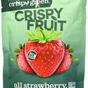 CRISPY GREEN Freeze Dried Strawberries, 0.42 OZ Pack of 2, Best By: 2026.04.25