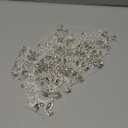 Mirror Pair Rhinestone Shoulder Applique Bridal Dress Shoulder Embellishment Crystal Patch