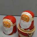 Winterworm 8pcs Cutie Lovely Santa Claus Nesting Dolls Matryoshka Madness Russian Doll Popular Handmade Kids Girl Christmas Gifts Toy