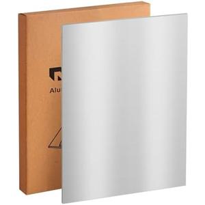SALUINOKI Aluminum Sheet Metal Plate 1/2 in 6061 T651 12x8 in Aluminum Panel (1Pc)