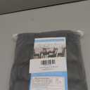 WUSOUPU Waterproof Dining Chair Seat Covers Leather Kitchen Seat Covers, Stain Resistant Stretch Chair Seat Covers for Dining Room Chairs Set of 6, Rear Covered Washable Dining Chair Cover Dark Coffee