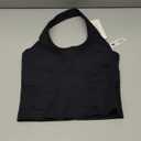 MOOSLOVER Women 2 Piece Workout Sets Halter Sports Bra Butt Lifting Leggings Gym Yoga Outfits (Medium, Black)