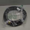 Leader Garden Hose 10ft x 5/8", Heavy Duty Short Water Hose, Female to Female Fittings, Five Layered Braiding for Durability, 1000PSI Burst, 200PSI Working (Black)