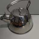 All-Clad Specialty Stainless Steel Tea Kettle 2 Quart Induction Pots and Pans, Cookware Silver