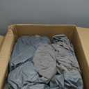 Realspring Inflatable Bean Bag Chairs Outdoor Blow up Camping Chairs Inflatable Lazy Sofa Folding Portable Bean Bag Loungers Couch for Movie Night(Dark Gray,12 Pcs)