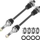 Rear Left & Right CV Axle Shaft with Wheel Bearing for Yamaha Rhino 450 660 2006 2007 2008 2009, 5UG-F530T-20-00, 5UG-F530V-02-00, 5UG-F531H-21-00