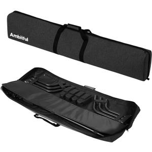 AMBITFUL PB20 Heavy-Duty Carrying Case for C-Stand, Light Stand, Tripod - Waterproof Tote Bag Compatible with Boom Arm, Camera Tripod, Fishing Rod, Spotting Scopes (Photography/Videography/Fishing)