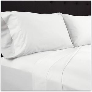 Luxury Queen Size Pillow Case (20 x 30 Inch) - 2 Piece Set, 100 Percent Egyptian Cotton 600 Thread Count, White Plain Color