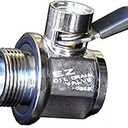 EZ (EZ-105) Silver 20mm-1.5 Thread Size Oil Drain Valve
