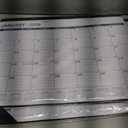 Desk Calendar 2026-2 PACK,January 2026 to June 2027,Desk calendar 2026-2027 Large 22x17, Calendar 2026 with PVC Cover,Round Holes& NOTES List (Black),18 Months 2026 Desk Calender.