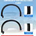 Driver Side Rear Fender Trim Fit for Mazda CX5 2022 2023 2024 2025,For Mazda CX5 Accessories, Textured Black Rear left Side Wheel Arch Fender Flares Molding Trim