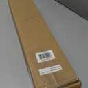 ARLO BLINDS Sheer Bamboo Roman Shades with Valance - Tuscan, 34" W x 60" H - Light Filtering Cordless Blinds for Interior Windows - Real Natural Bamboo Material - Mounting Hardware Included