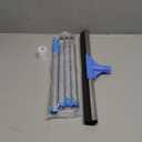 YONILL Floor Squeegee for Concrete Floor - 50" Squeegee Broom with Long Handle for Tile Floor, Heavy Duty Foam Floor Water Wiper for Garage, Shower, Kitchen, Windows, Glass, Carpet and Pet Hair