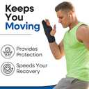 Metacarpal Finger Splint Hand Brace | Little Pinky Finger Splint For Boxer Fractures l Broken Ring or Hands Cast |Trigger Immobilizer Straightener l Ulnar Gutter Support | Boxer Brace LEFT S/M