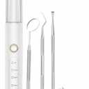 Plaque Remover for Teeth - Tartar Remover for Teeth, Dental Calculus Remover Teeth Cleaning Kit 4 Speed Modes with 4 Replaceable Heads
