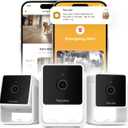 Petcube Cam Pack of 3 Indoor Home Security Cameras with 1080p HD Video, 2-Way Audio, Motion Detection, and Phone App, Night Vision Wi-Fi Camera for Apartment Security, Video Baby Monitor, Pet Camera