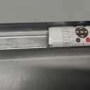 Black ceiling light LED, modern and simple, long strip ceiling surface installation, suitable for living room, bedroom, corridor and kitchen, remote control to switch color and brightness, 39.3 inches, 39.4in