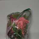 Mythlty 7 pcs Peony Artificial Flowers with Stems, Faux Pink and Hotpink Peonies Stem for Vase, Silk Ranunculus Flowers Arrangement for Home Office Farmhouse Wedding Party Decorations