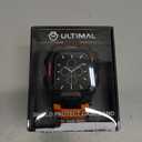 ULTIMAL Rugged Case with Band for Apple Watch Band 45mm,Compatible with Apple Watch Series 9/8/7 45mm Men,Military Grade Shockproof Bumper Cover for iWatch Tactical Band Men (45mm,Orange)