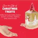 3 x Gia's Kitchen Christmas Treat Gift Containers, 20 Pack - 3D Christmas Gift Boxes to Hold Delicious Holiday Treats - Perfect Cookie Holders for Gift Giving, Party Favor Bags - Snowman