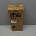 Holaloha Toilet Brush, 3 Pack Toilet Brush and Holder Set Bathroom Accessories, Toilet Bowl Brush and Holder with 3 Crevice Brush for Bathroom, Toilet Scrubber Brush (White)