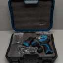 SEESII 16.8V Impact Driver Kit, 1/4" Hex Cordless Impact Driver Set & 22.0Ah Batteries, 150N.m Max Torque(1327 In-lbs) Brushless Power Impact Driver w/ 16Pcs Drill Bits, 0-3300RPM Variable Speed (Blue+black)