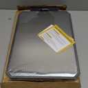 SNOWCLAD Stainless Steel Cutting Board, Double Sided Steel Bread Boards for kitchen, Stainless Steel/Wheat straw pp Large Board for meat, non toxic Chopping,16 * 11 Inch, Dishwasher Safe