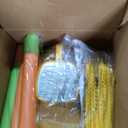 Inflatable Water Double Slides Park, Bounce House with Arched Water Gun Spray, Jumping Castle with Air Blower