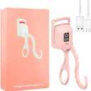 OneNine Fast Heat Up Electric Eyelash Curler, Heated Eyelash Curlers, 2025 New Rechargeable Electric Eyelash Curler with Sensing Heating Silicone Pad, Safe Anti-Burn Lash Curler, 24 Hours Long Lasting