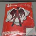 Morph Dragon Costume For Kids, Dragon Wing Costumes For Boys, Halloween Costumes Kids, Boys Halloween Costume (Small, Red)