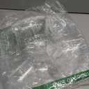 Plasticpro 6 Sectional Round Plastic Serving Tray/Platters Clear Pack of 2