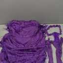 fun shack Purple Flapper Costume Adult 20s Halloween Dresses For Women (Medium)