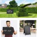 Corrugated Plastic Sheet for Indoor and Outdoor Use - 3/16 Inch Thick Poster Board, 24x36 Inches Pack of 2 Black Board Sheets Waterproof Coroplast Lightweight Blank Yard Signs