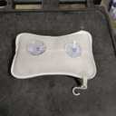 Bath Pillows for tub,Home Spa Pillows for Bathtub, Hot Tub,Head and Neck Support with 2 Strong Suction Cups,Grey