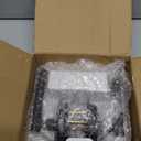 Goldenwarm Black Door Handle Interior, Zinc Alloy Heavy Duty Matte Black Interior Door Handles for Bedroom Bathroom, Modern Round Privacy Door Levers (6 Pack)